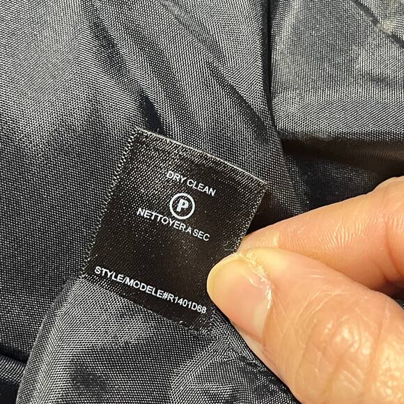 Robert Rodriguez Women's Black Sleeveless V-Neck Mermaid Gown Size 4 - Picture 6 of 8